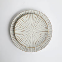 Daintree Ceramic Entree Plate 21cm - Green and Brass